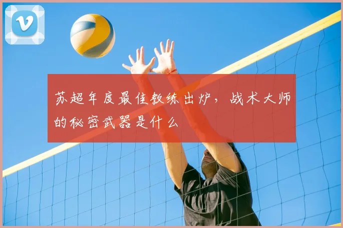 苏超年度最佳教练出炉,战术大师的秘密武器是什么